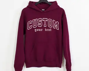 Personalized Embroidered Hoodies  Custom Text Letters Hoodies  CUSTOM TEXT  Customized Embroidery Mom Gifts Shirt  Fathers Day Gifts