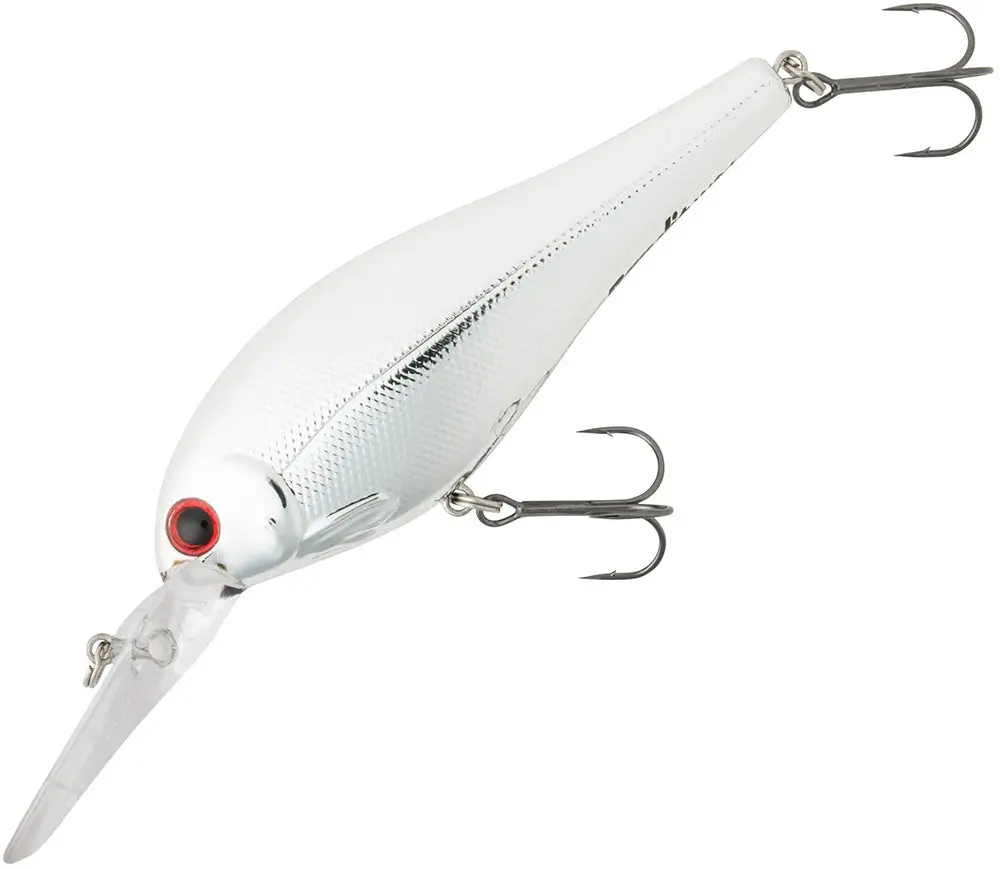 Bandit Walleye Shad Fishing Lure - 2.75 in, Flat Sides, Medium Depth, Rattle Sound, for Trolling/Casting, Fish Attractant Lures, Walleye Fishing Lures