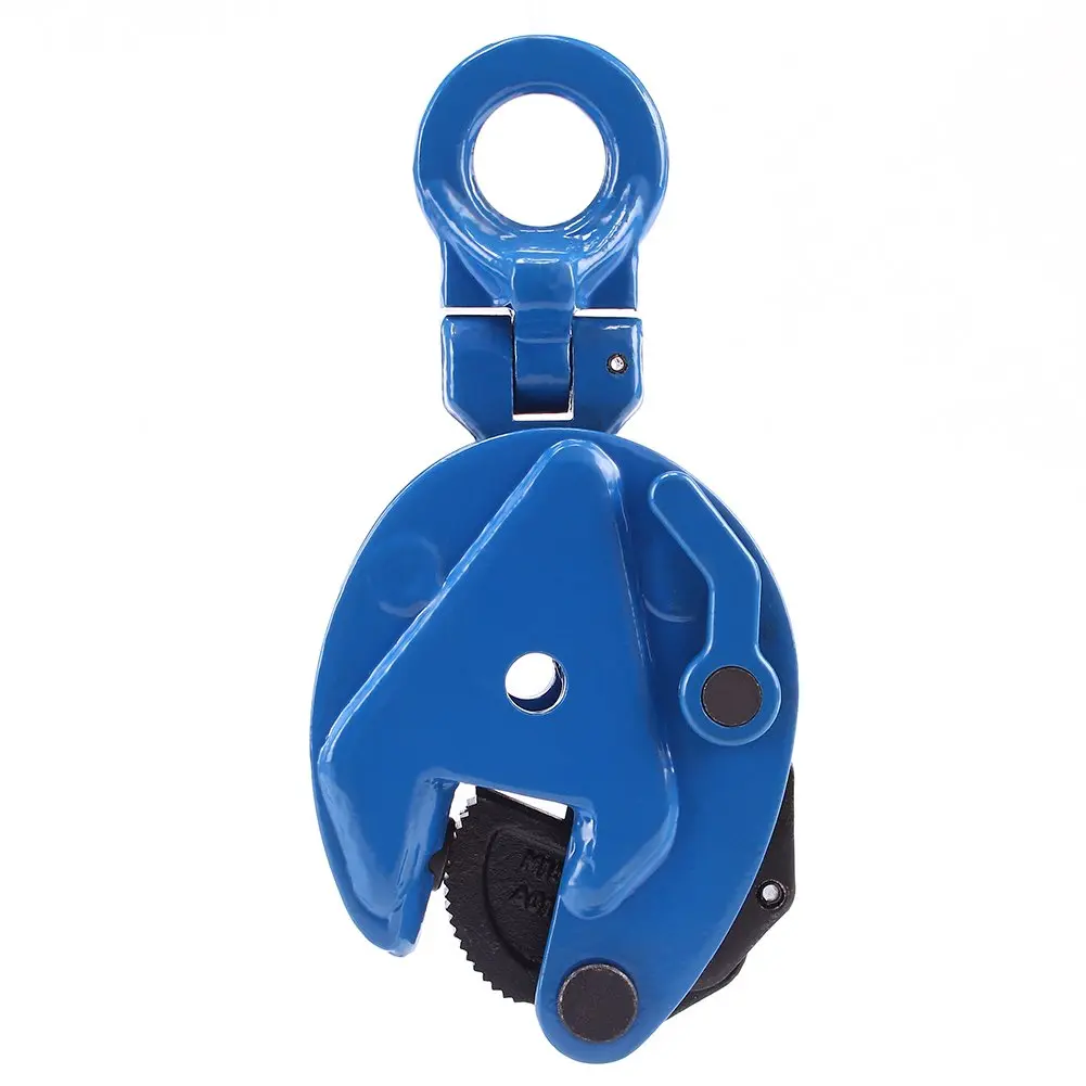 Vertical Plate Clamp, 1760lbs Plate Lifting Clamp,0.8TJaw Opening up to 0.6 inch, for Lifting and Transporting