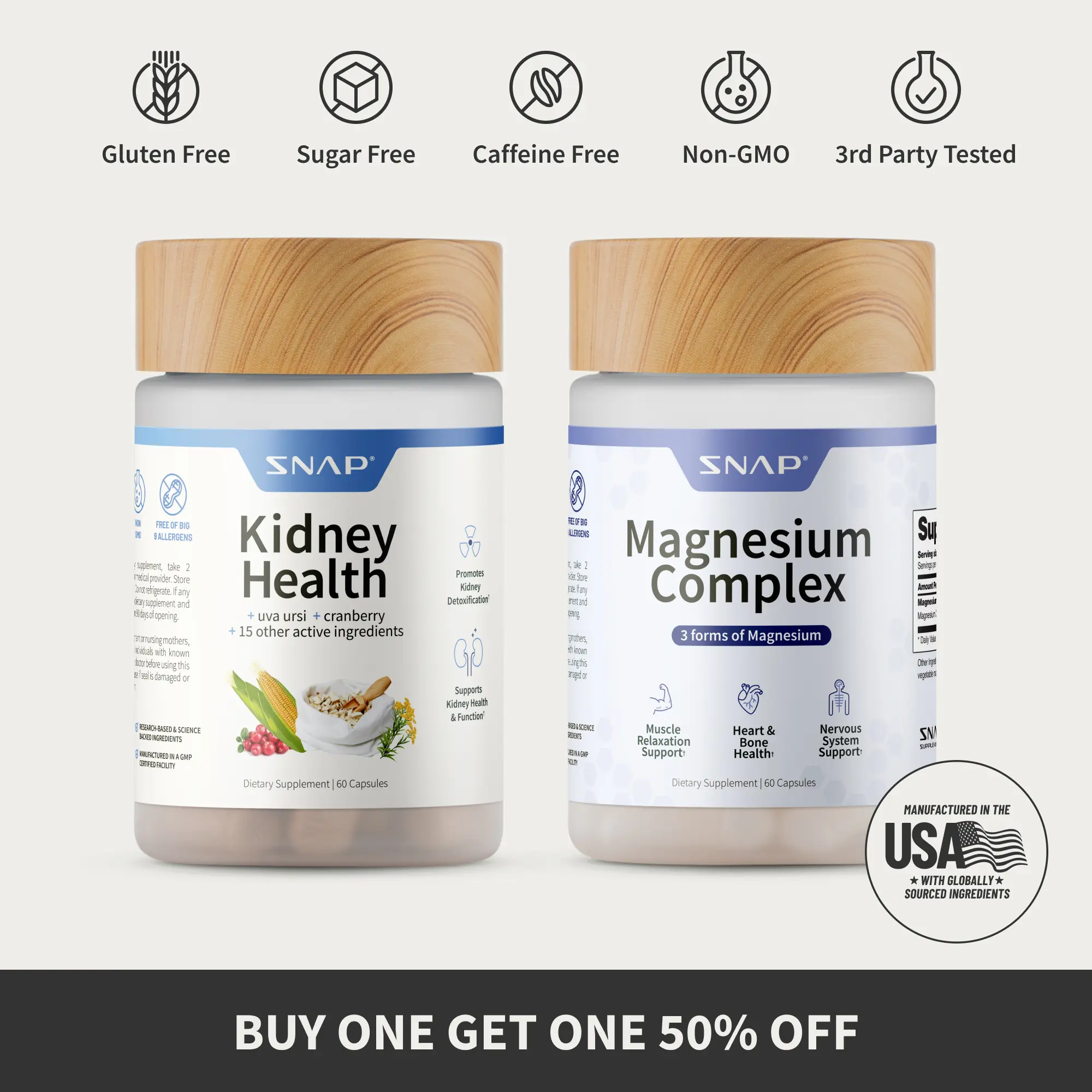 Snap Supplements - Kidney Health + Magnesium Complex