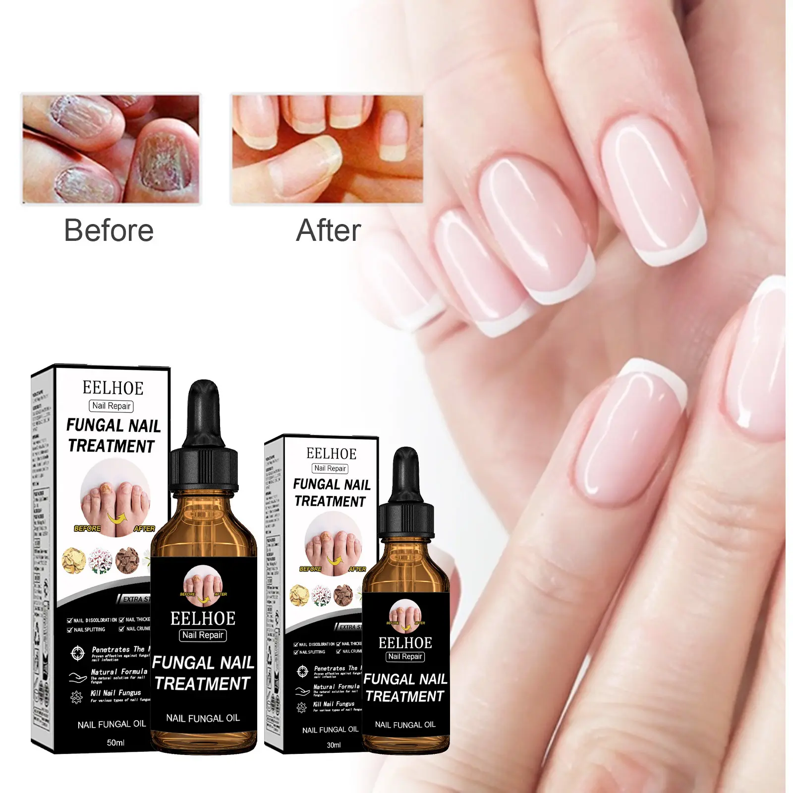 Nail Care Serum, Hydrating Nail Treatment & Cuticle Care, Nourishes Dry Nails, Helps Restore Shine & Maintain Healthy-Looking Nails