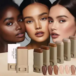 6 Color Concealer Stick Makeup Concealer High Coverage Smooth Texture Suitable for All Skin Tones Covers Blemishes Dark Circles and Skin Defects Must-Have Beauty Product