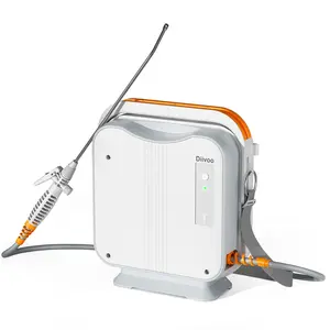 Diivoo 1.35 Gallon/5L Battery Powered Sprayer, 7.4V 2000mAh*2 Electric Weed Sprayer with 2 Adjustable Nozzles, Retractable Wand for Lawn, Garden, Yard