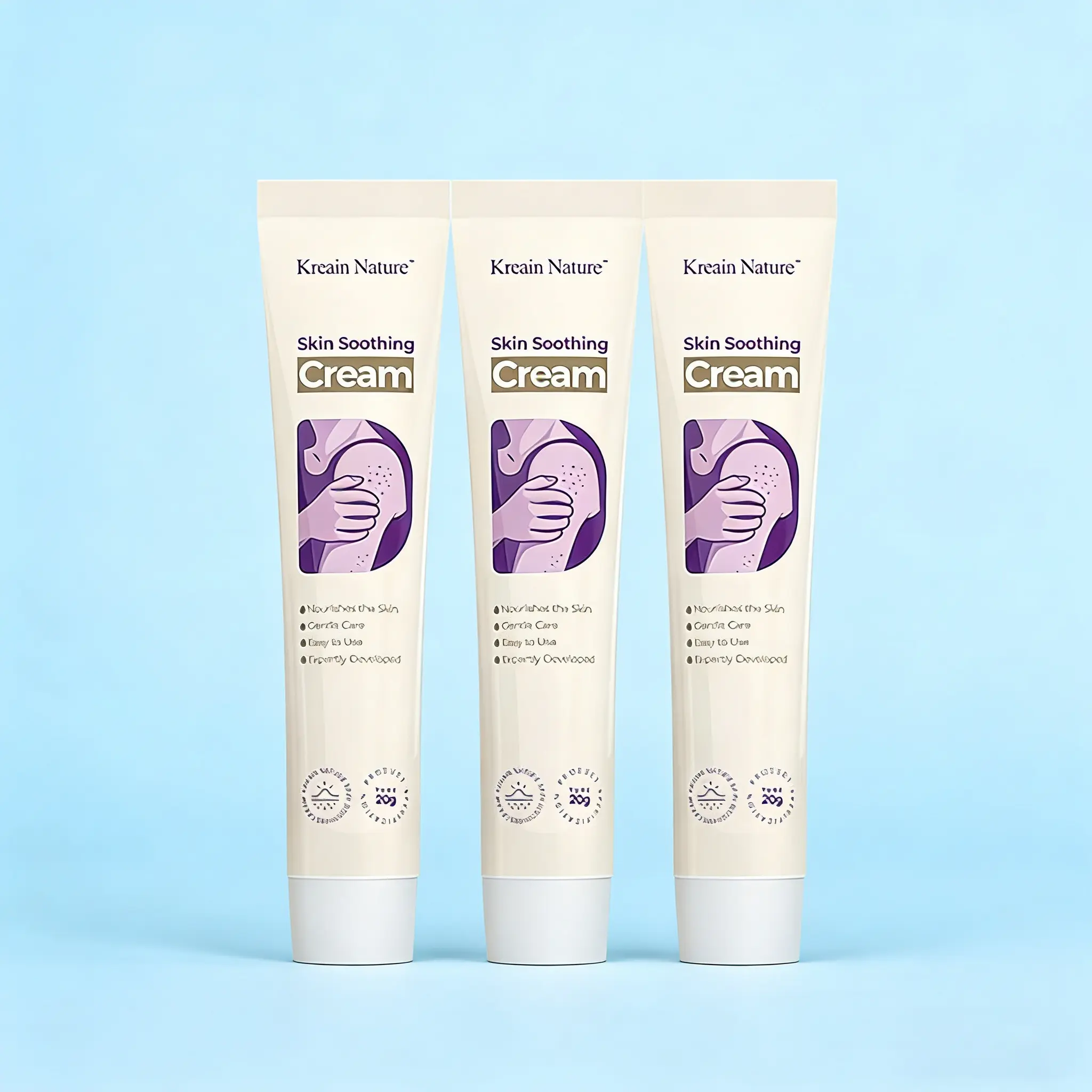 Kreain Nature Relaxing Skin Gel, Soothing & Hydrating Gel with Skin-Friendly Gentle Formula, Lightweight Fine Texture, Refreshing, Fast Absorbing, Non-Sticky Daily Skincare