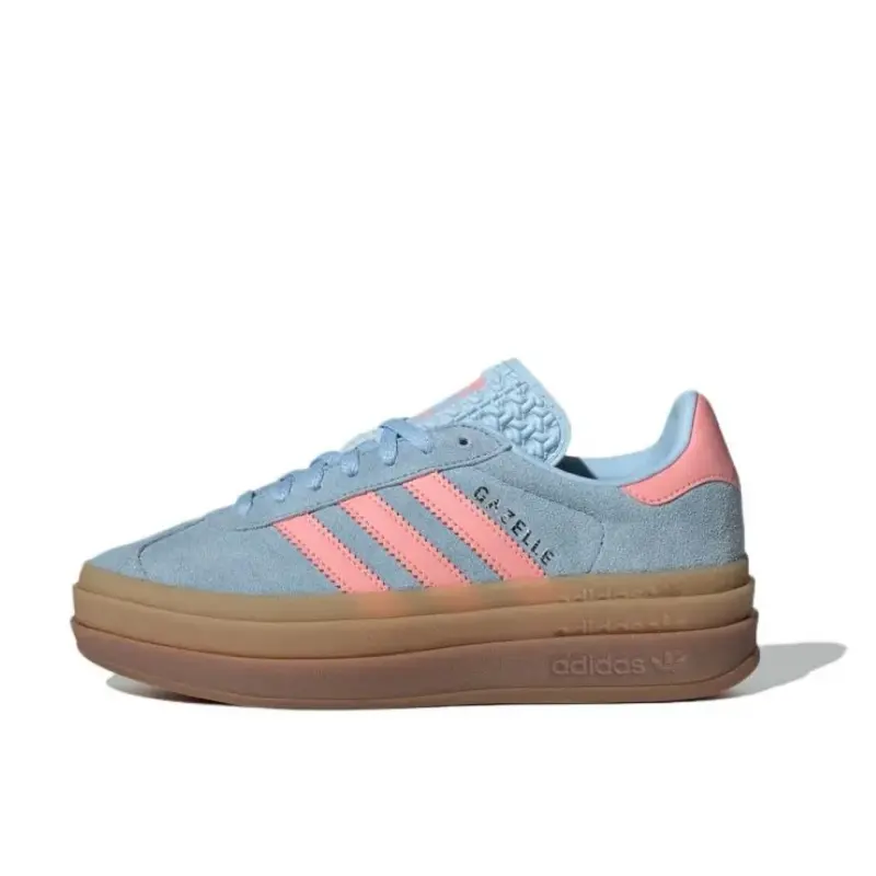 adidas Gazelle Bold Clear Sky Semi Pink Spark Youth / Women’s Perfect Daily Fashion Footwear Sneakers Shoe Girl Walking Shoes Trainer Casual