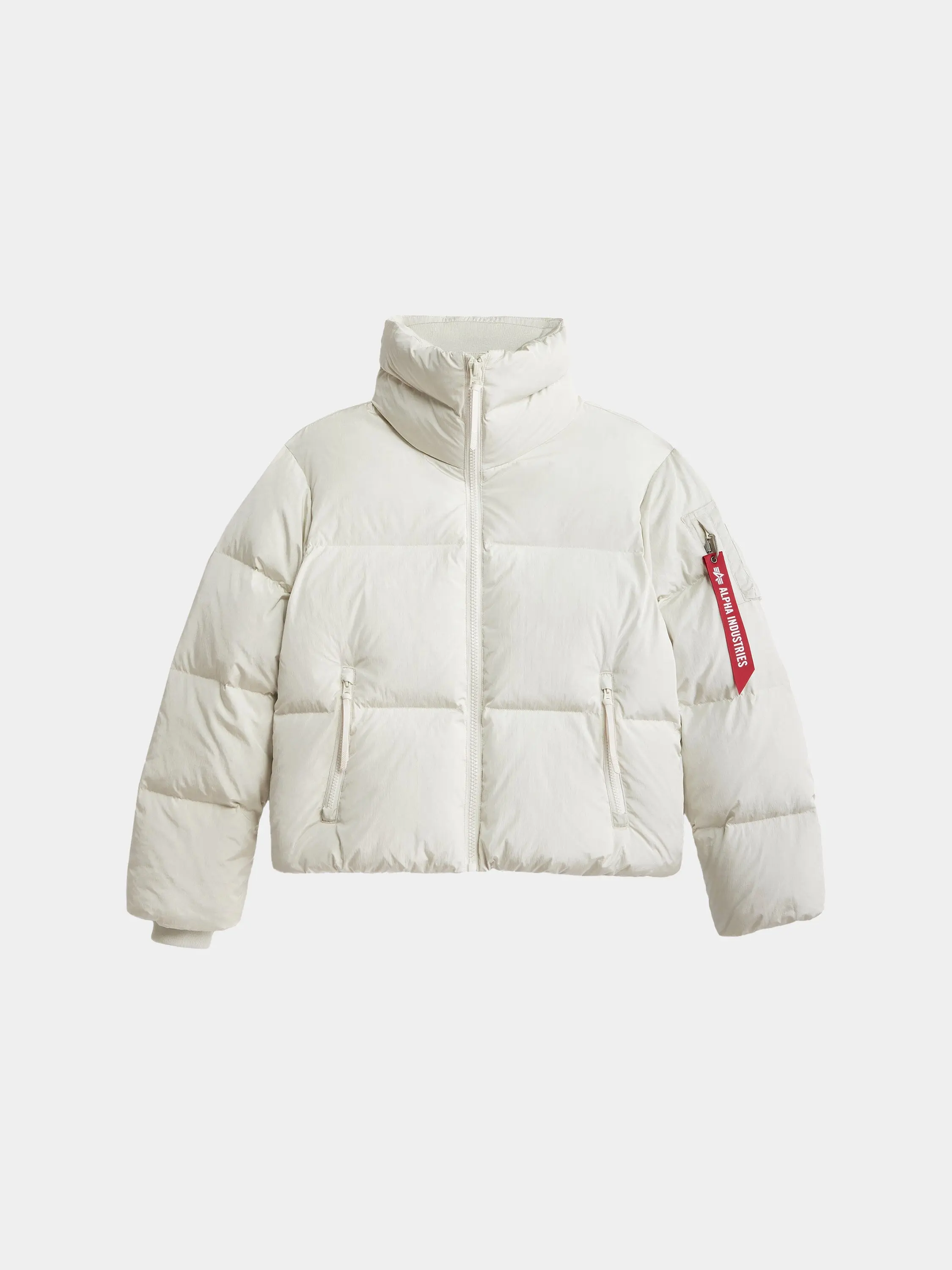SIERRA SHORT PUFFER PARKA WOMENS (DUNE WHITE)