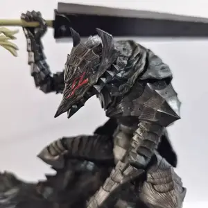 Berserk – Guts Berserker Armor Damaged Ver. Pillar Stand Statue Anime Figure Collectible Figurine Collectible