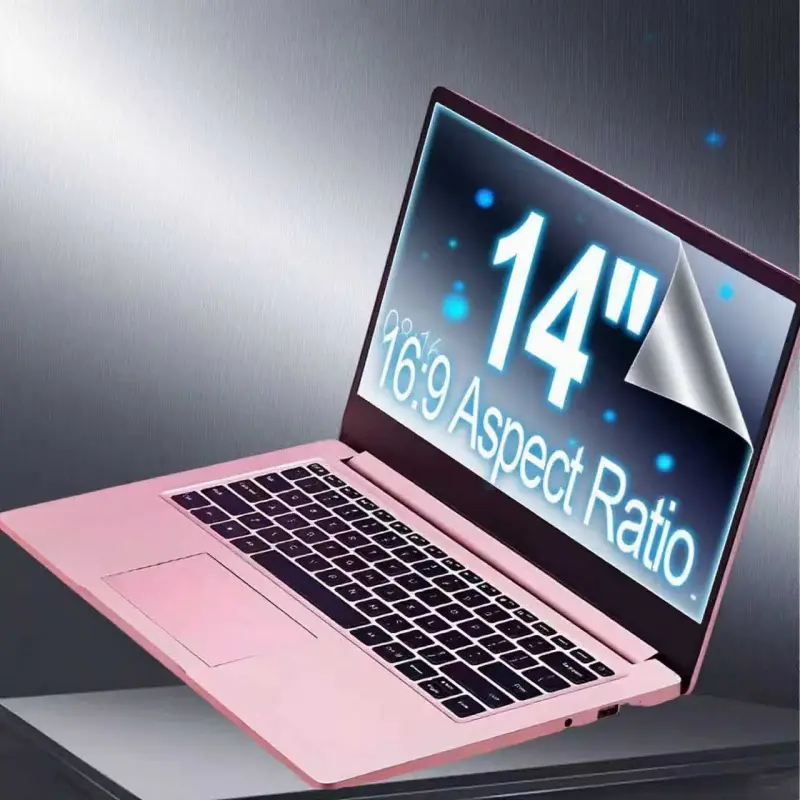 2pcs 14 Inch 16:9 Aspect Ratio Laptop Screen Protector Compatible with Lenovo HP Dell Acer Samsung Chromebook Anti Blue Light Anti Fingerprint Scratch Resistant Impact Proof