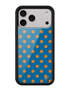 Polka Dot | Blue and Orange iPhone Case