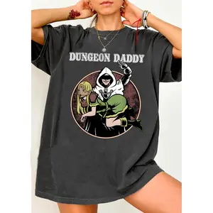 Dungeon Daddy Shirt, Vintage D&D T-shirt, Dunge0ns and Drag0ns Sweatshirt, Vintage Retro 90s Joke D and D Sweatshirt, Hoodie, RPG Gift