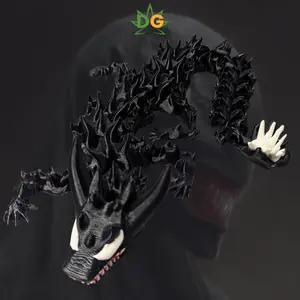 DG Unleash the Klyntar: Flexible Venom Dragon Collectible - Unique 3D Printed Art
