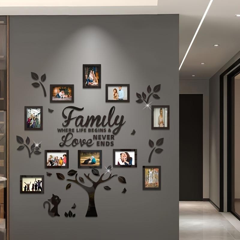 1pcs Acrylic Family Tree Wall Decor Stickers – DIY Acrylic Wall Sticker Photo Frames for Home, Living Room or Any Room. Perfect for Weddings, Mother's Day, Valentine's Day, Thanksgiving, Christmas, Birthdays and Other Occasions 1pcs Acrylic Family Tree Wall Decor Stickers – DIY Acrylic Wall Sticker Photo Frames for Home, Living Room or Any Room. Perfect for Weddings, Mother's Day, Valentine's Day, Thanksgiving, Christmas, Birthdays and Other Occasions
