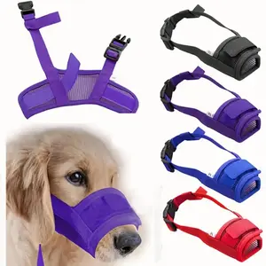 Adjustable Straps Breathable Dog Muzzle for Anti Biting Barking - Pet Mouth Cover