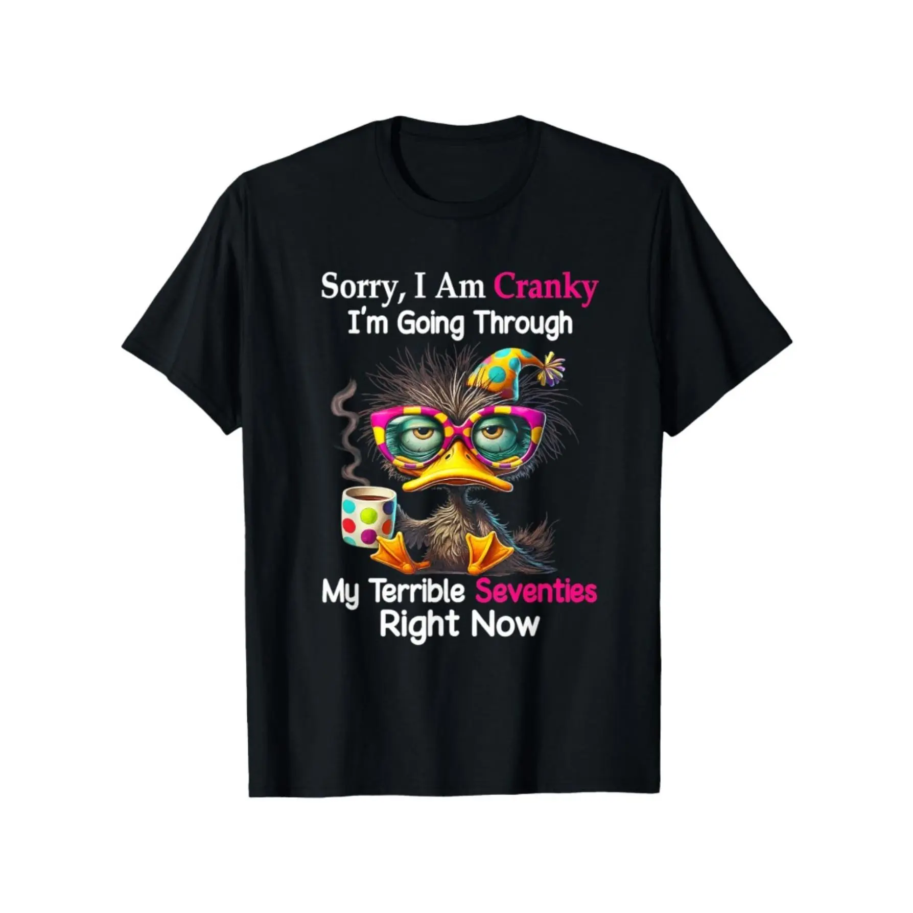 Men's "Terrible 70s" Funny Graphic T-Shirt, Vintage Style 100% Cotton Short Sleeve Top, Soft Breathable Casual Streetwear, Tshirt, Print, Tee, Menswear, Stylish, Fabric, Crew Neck, Classic Crew