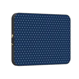 Casely MacBook Laptop Sleeve Case | On the Dot | Navy Polka Dot