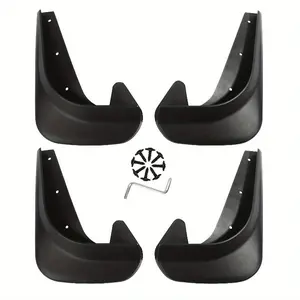 Suitable for small car tire mudguard mud skin,  4-piece set with installation accessories Automotive