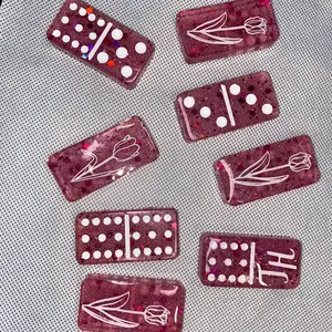 Craft Doyenne- Dazzling Tiles- Custom Domino Game set