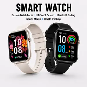 Bluetooth Calling Smartwatch with Custom Watch Faces, Sports Tracking, Health Monitoring & HD Touch Screen wearable device call function smart 2-inch smart watch fashion new reminder message military hdscreen friend girl fall gift io system