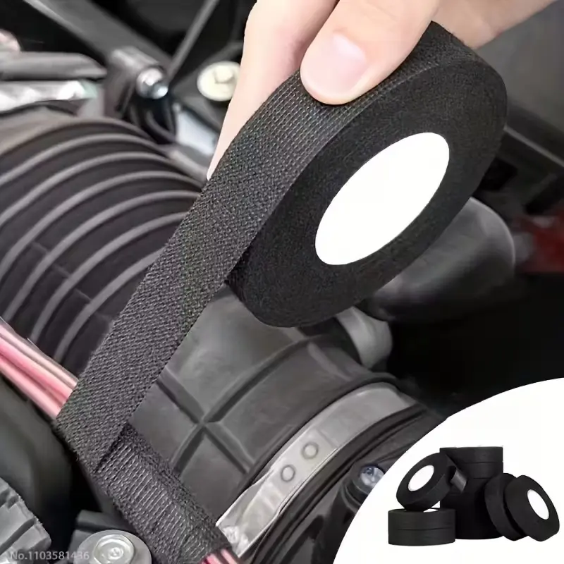 High-Quality Heavy-Duty Heat-Resistant Car Wire Harness Tape, Fireproof Waterproof Noise Reduction, Durable Easy Peel and Cut Design, Industrial Adhesive Tape