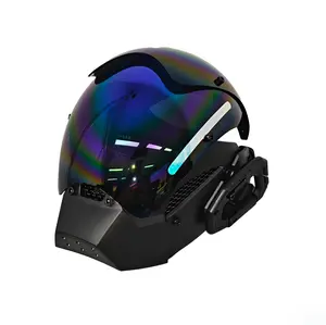 Rainbow Reflective Prism Futuristic Mask for Costume Party, Photo Props, Movie Props & Cosplay | MSK