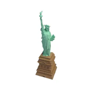 NewYork Statue of Liberty Desk Size Model, Green Finish, Ideal for Gifts and Collectibles