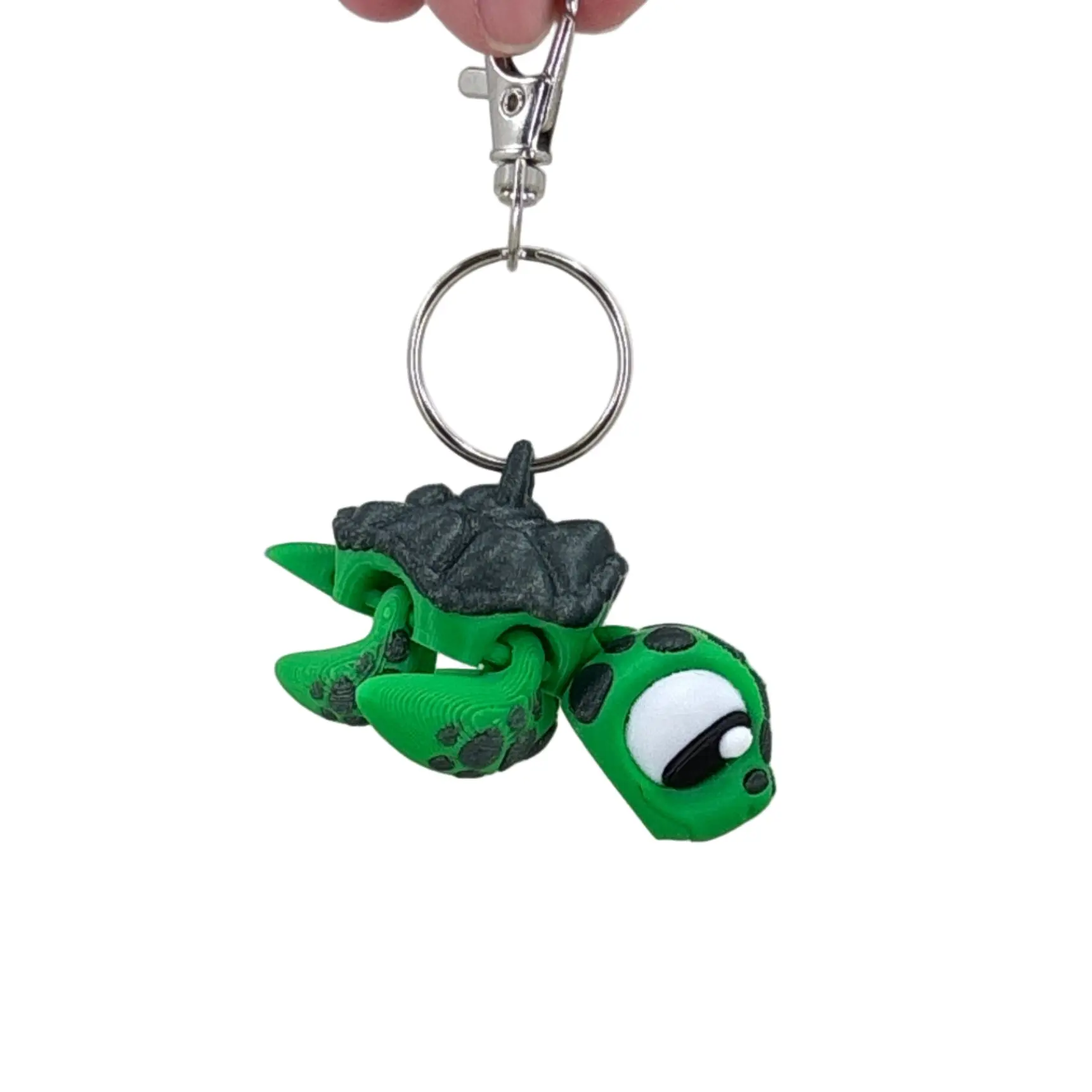 Chibi Sea Turtle Keychain Bag Charm Zipper Pull Kawaii Flexi Fidget Cute Articulating 3D