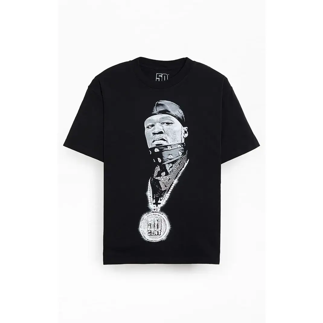 PacSun Men's 50 Cent Oversized T-Shirt - Multicolor