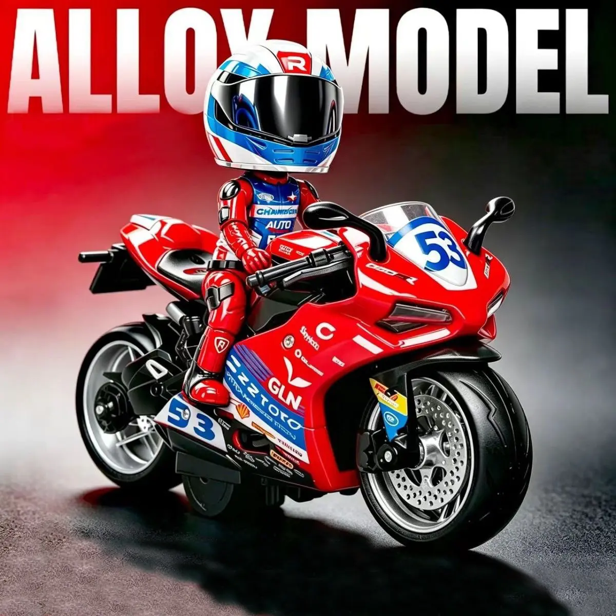 Motorcycle helmet figurine with movable joints, foldable and storable inside the helmet, home decoration item, suitable for motorcycle enthusiasts and collectors.