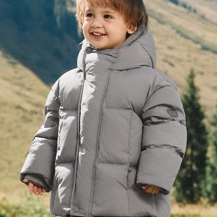 【CICIIBEAR】 Baby down jacket, boys' and girls' winter clothing, three-proof, thickened, extremely cold-proof and warm puffer jacket zipper design Cozy