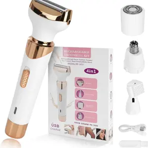 Women's dedicated hair removal device for home use - all-over body hair removal tool. Privacy area care trimmer. Portable rechargeable hair removal device. Long-lasting battery life, compact and lightweight. Safe and gentle, does not cause skin damage.