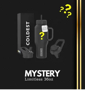 Mystery Limitless 36oz Tumbler - 100+ Possible Colors | Premium 36oz Stainless Steel Insulated Cup for Ice-Cold All-Day Hydration | Leakproof, Durable, Travel-Ready Drinkware for Gym, Work, Car & Everyday Use