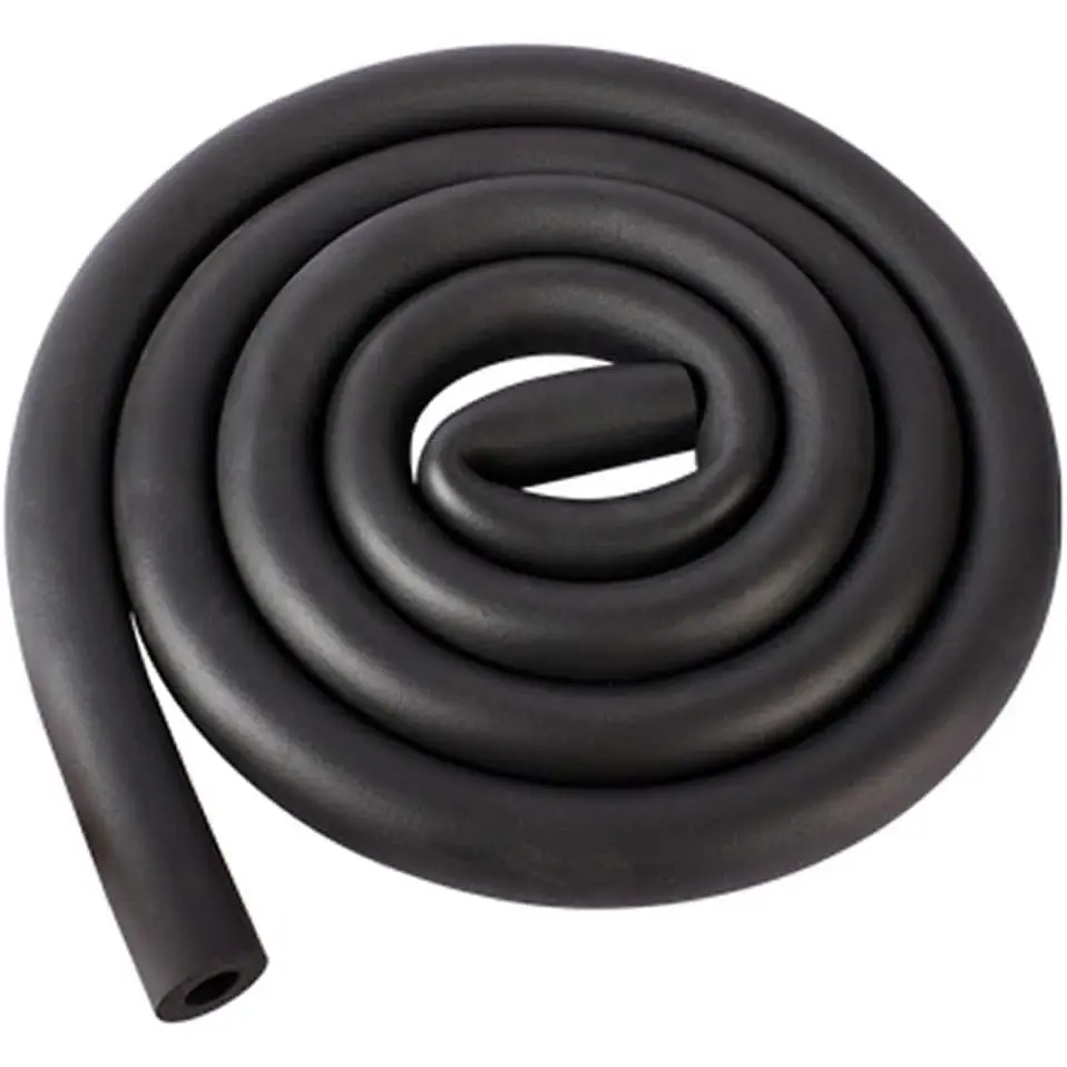 EPDM Closed-Cell Foam Pipe Insulation Tube - 1x1-13/32 in (1 in ID x 1-13/32 in OD), 9mm (23/64 in) Thickness, 6Ft Tubing, Heat Resistance (-50 to 110 °C), Flame-Retardant for AC Units, Guitar Stands