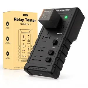 OBDMONSTER RT100 12V/24V Automotive Relay Tester, 4-Pin & 5-Pin Relay Diagnostic Tool with Automatic Relay Detection