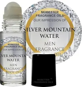 Impression of Silver Water Mountain for Men Fragrance body oil 1 oz roll on Glass Bottle