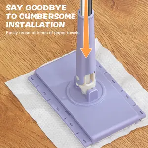 Mopping and Sweeping Kit, Multi-Surface Kit for Floor, Cleaning Supply crevice brush