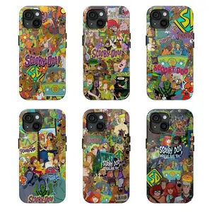 Scooby-Doo Phone Case | Green Cartoon Tough Protective Cover, Compatible with iPhone 11-17 Pro Max/Plus