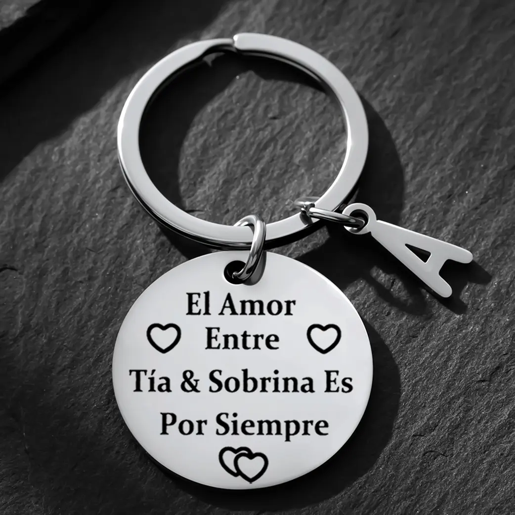Aunt Niece Keychain For Family Member, - The Love Between Aunt And Niece Is Forever Keychain, Birthday Gifts, Unisex keychain