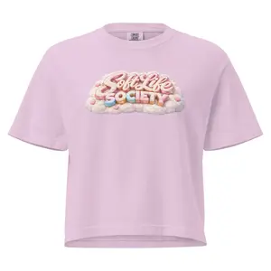 Soft Life Society 'SLS' Women’s heavyweight boxy tee
