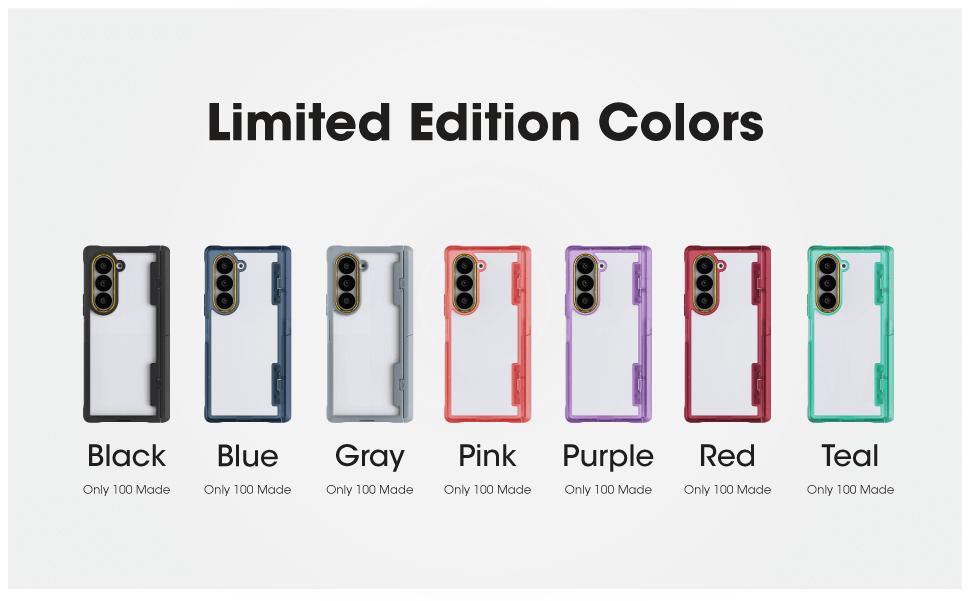 Galaxy Fold 6 Protective Clear Shockproof Case  — COVERT protect your phone