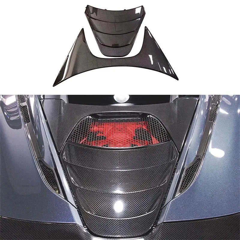 Velocity Exhausts Mclaren720S Dry Carbon Fiber Engine Cover Trim
