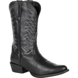 Durango Men's Rebel Frontier Distressed Black R- Toe Boots DDB0241