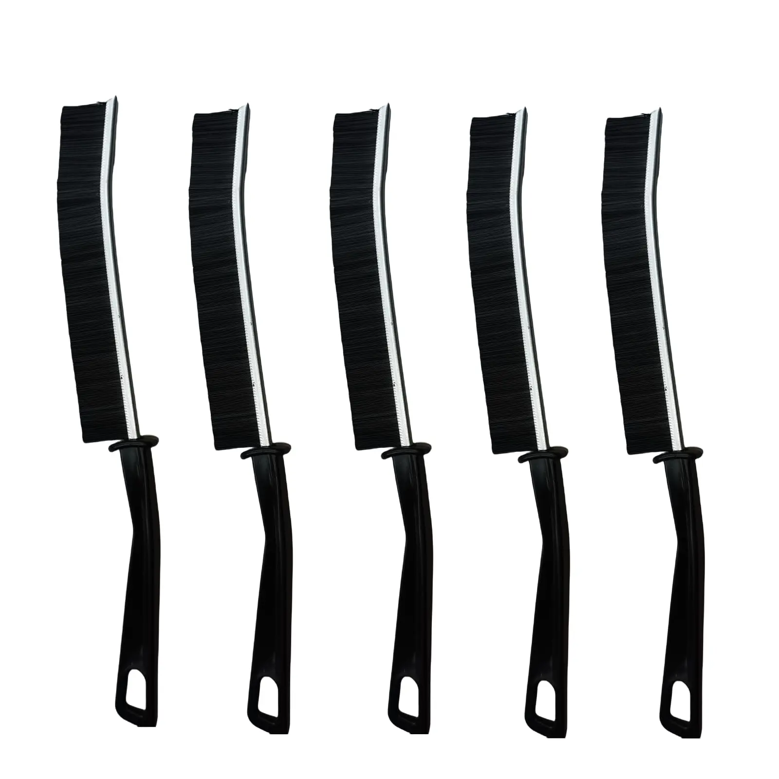 Unisex 5pcs/set Multifunctional Crevice Brush - Flexible, Ultra-Durable Home Cleaning Tool with Stiff Bristles, Sturdy Handles for Deep Cleaning Hard-to-Reach Kitchen, Hard Surfaces Areas (Suitable for Girls, Boys)