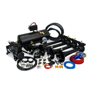 HornBlasters Conductor's Special 2HB Train Horn Kit | 12-Volt DC | 2-Gallon 150 PSI Air System
