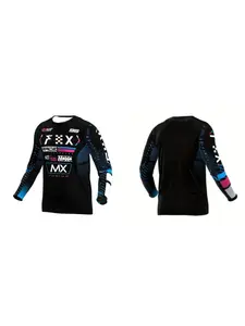 Men's long sleeved T-shirt, mountain bike off-road motorcycle riding jersey, mountain bike outdoor fishing shirt, loose shirt, Motocross Jersey