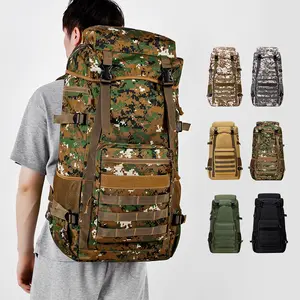 Black Friday Prepper Bags Big Forest Bugout Bags 600D Oxford Fabric Go Bag SpringTok Waterproof Breathable Travel Backpack Rugged Durable Men's Camouflage Hiking Camping Hunting Fishing