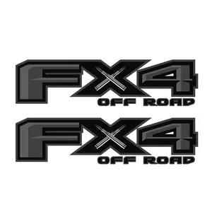 FX4 Off Road Black Bullet Decal Replacement Sticker F 150 Bedside