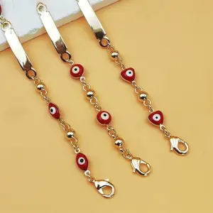 Women - Evil Eye Heart Chain Fashion Alloy Bracelet