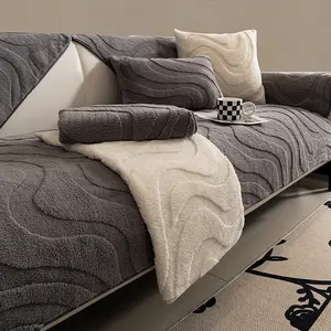 1 PC Modern Style Velvet Sofa Set, Modern Luxury Sofa Cushions/Backrests, Durable Pet-Friendly Fabric, Suitable for Living Room Bedroom Office Use, Fits Single Seater to Plusfour-Seater Sofas, Living Room Couch