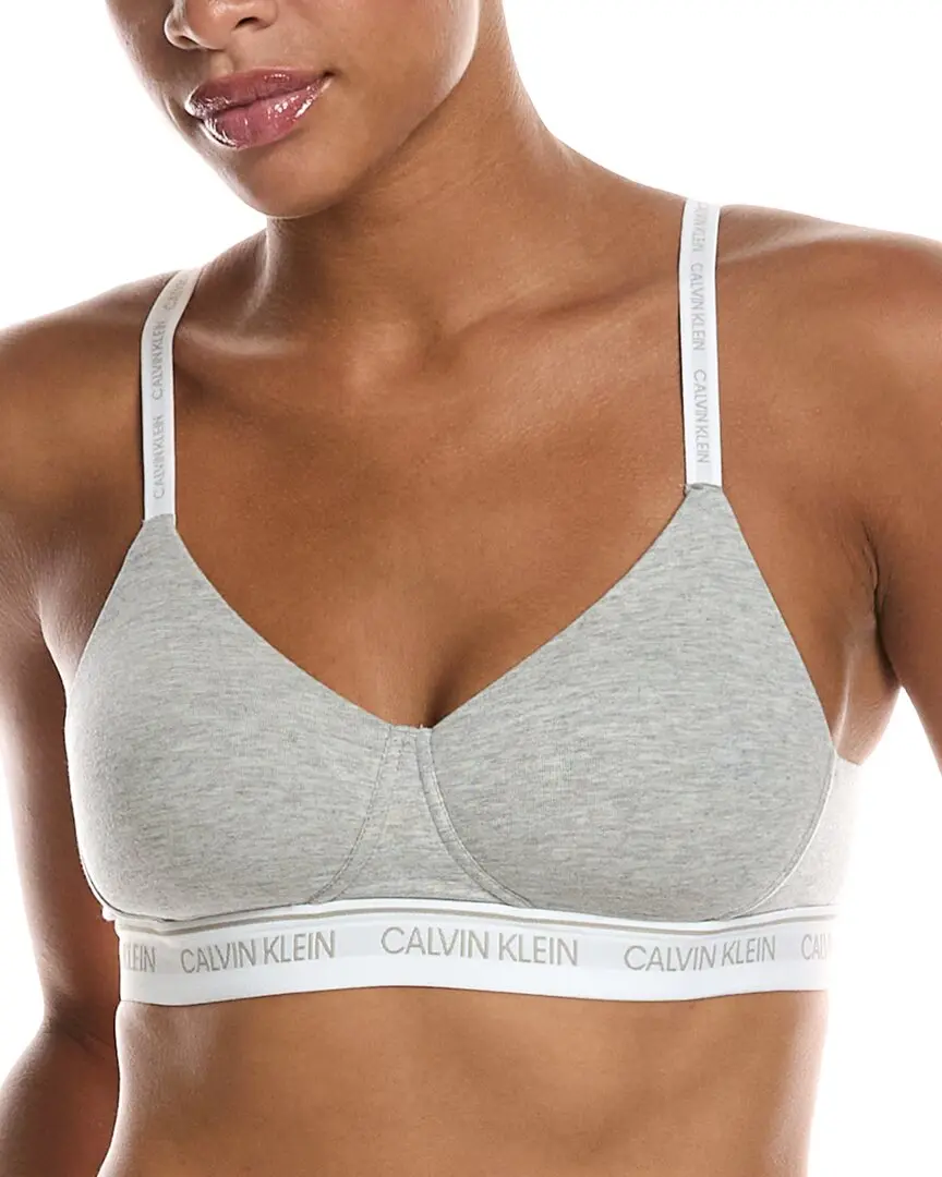 Calvin Klein Archive Logo Lightly Lined Wirefree Bralette