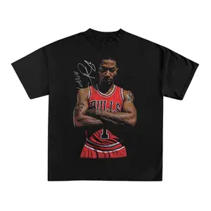 Derrick Rose tee - Basketball tee - Sports apparel - Basketball legend - Vintage tee